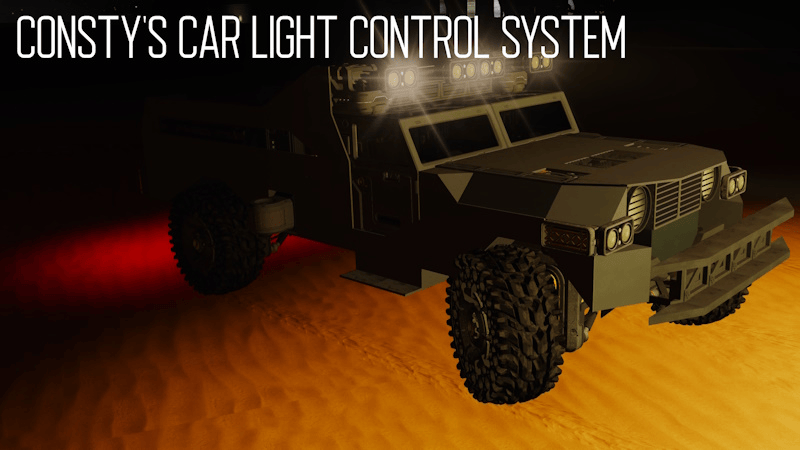 Consty's Car Light Control Script CLCS