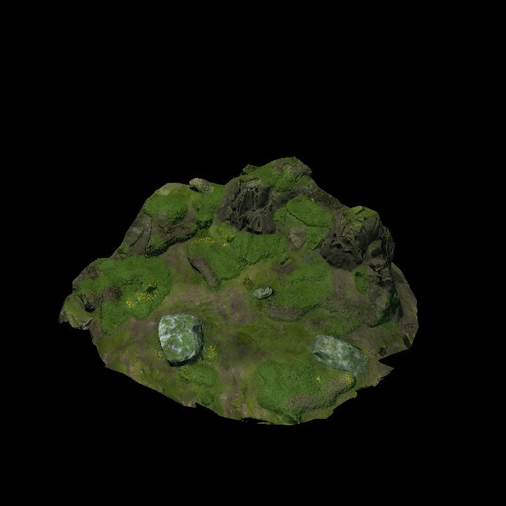 Terrain, Hill, Rock 13