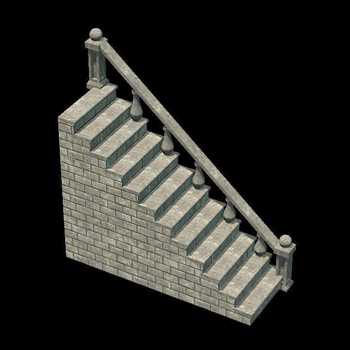 Gothic stairs Right