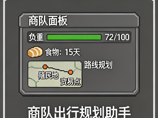 商队出行规划助手 Caravan Planning Helper