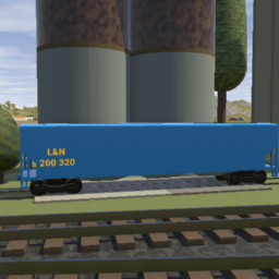 L&N 3 Bay Covered Hopper (Blue)