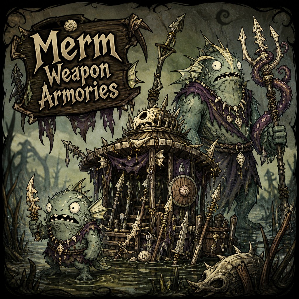 Merm Industry: Armory & Dimensional Bag – Don't Starve Together Mod