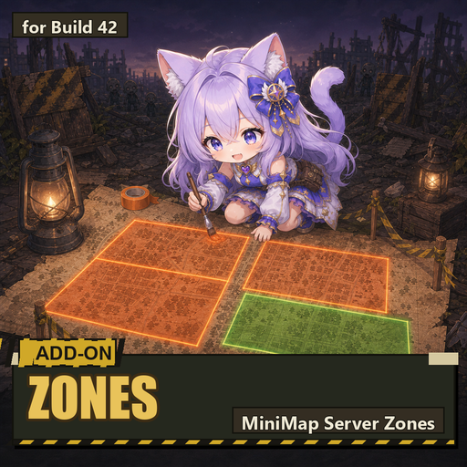 Minidoracat MiniMap Zones for B42