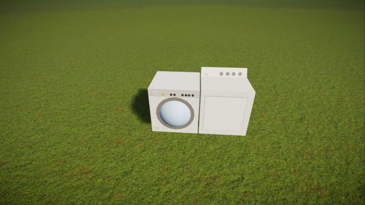 wash machine and dryer