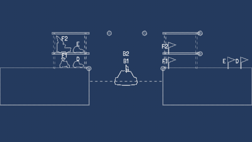 Two leveled draw bridge [+]