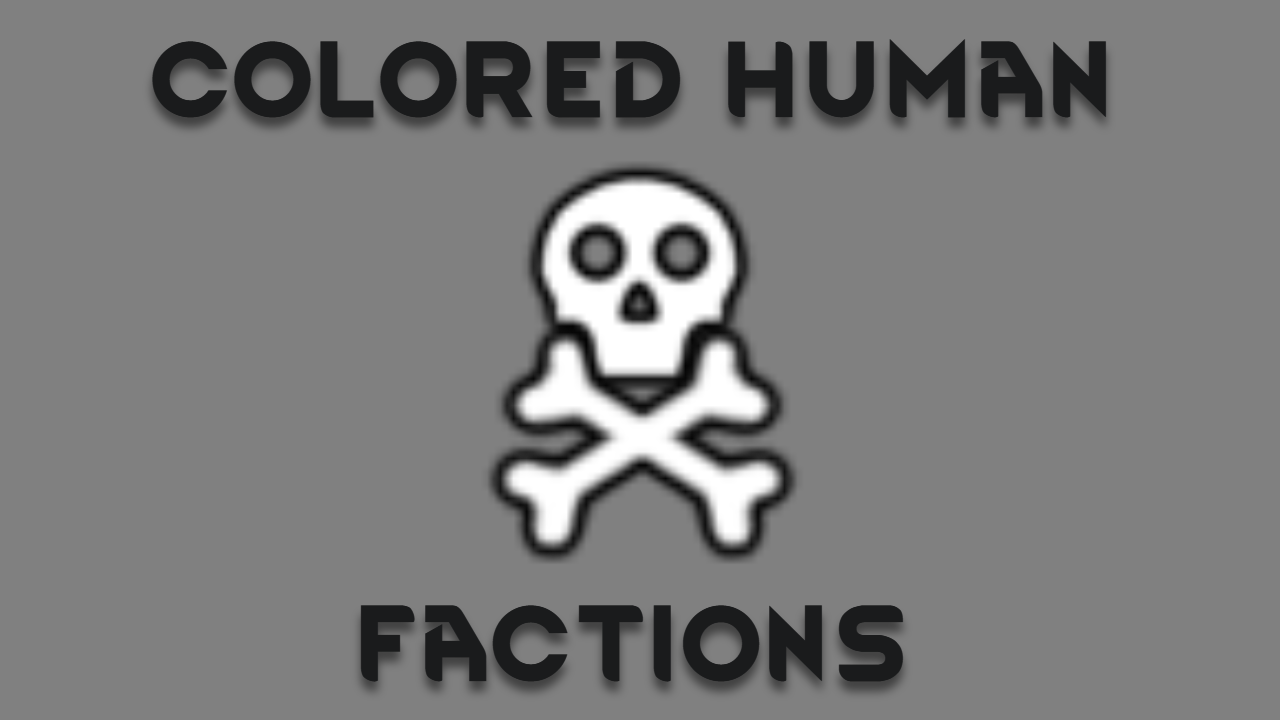 Colored Human Factions - Pirates