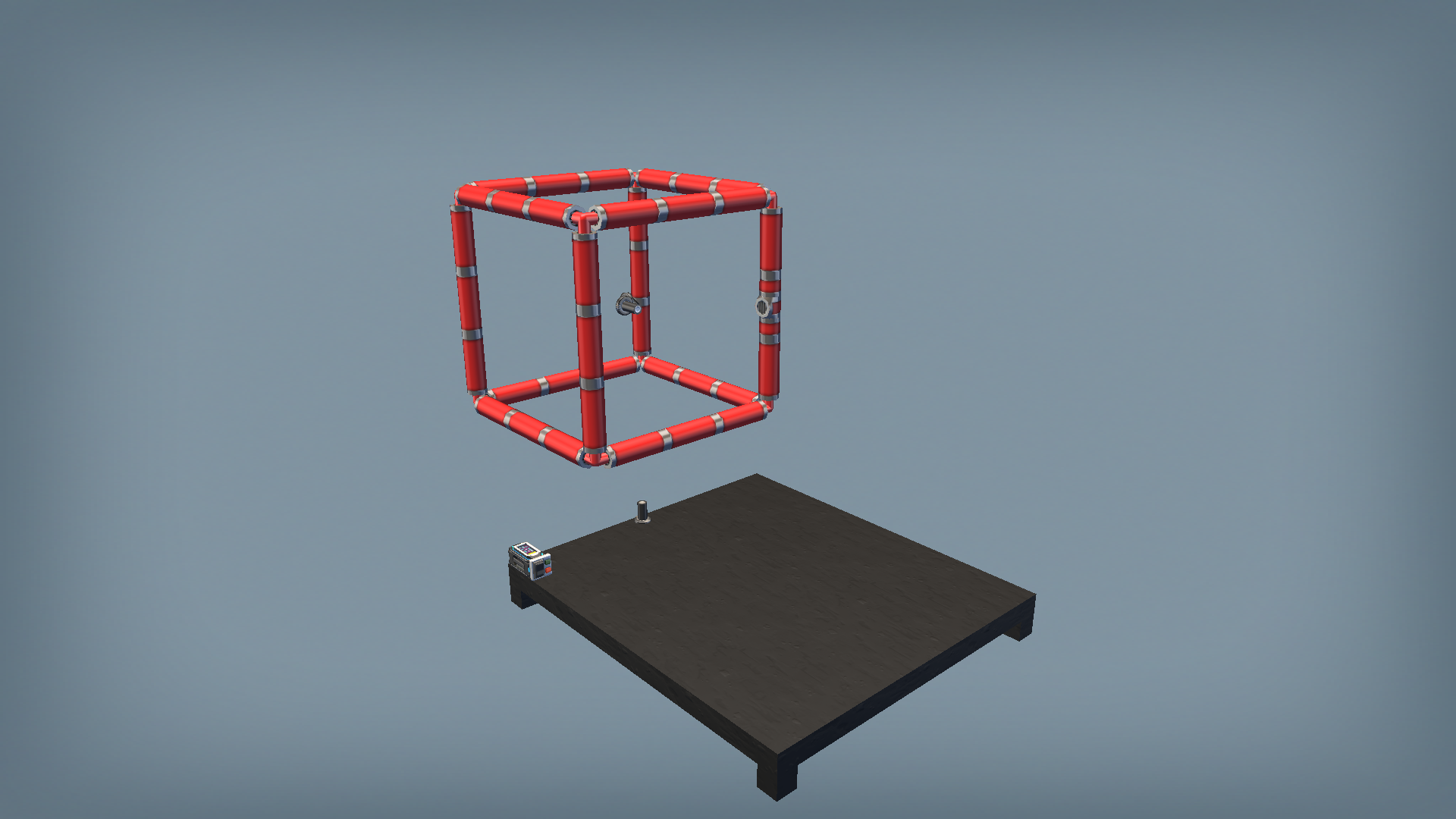 vanilla glitched floating cube preview