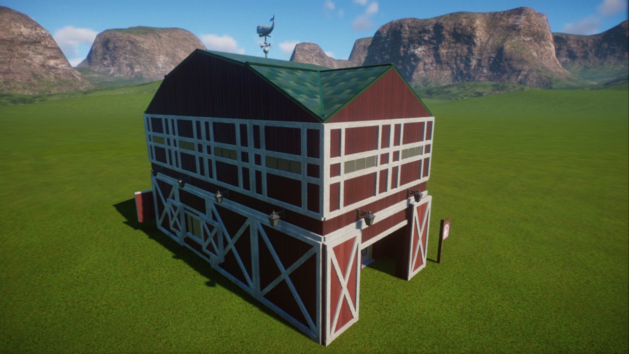 red barn large staff center