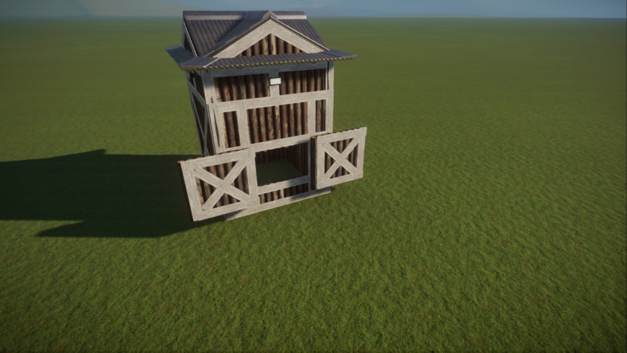 Barn shop shell