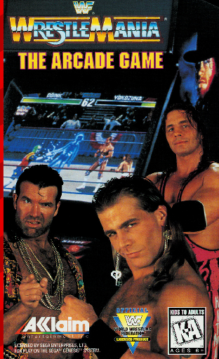 WrestleMania Arcade Poster