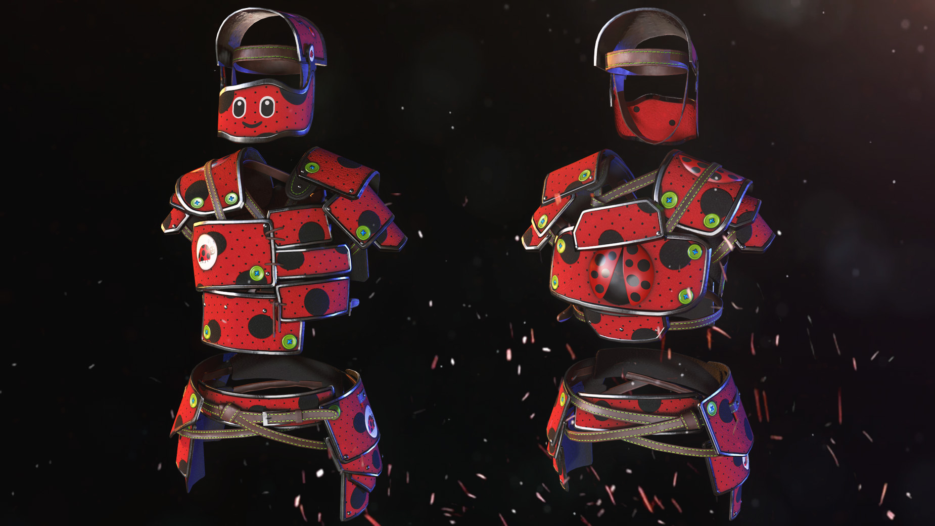 Ladybug Cosplay Roadsign Pants