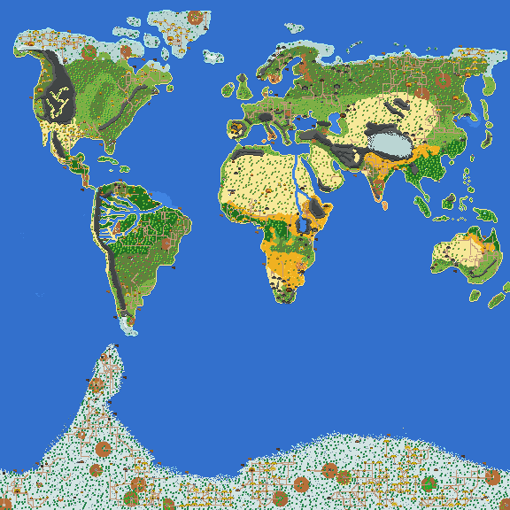 all continents vs antartica