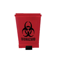 MED biohazards container preview