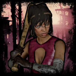 Rochelle - Pink Leather Skirt + Witchy Hair