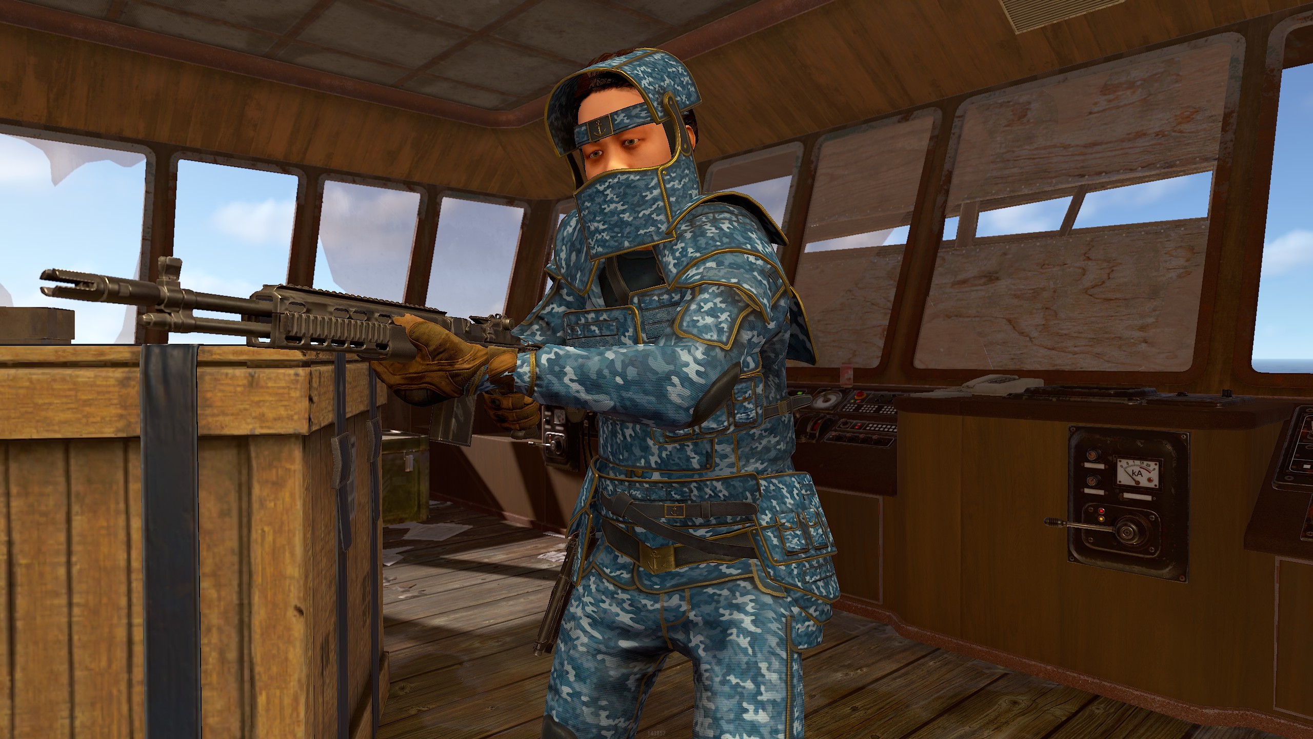 Naval Camo Helmet thumbnail 5