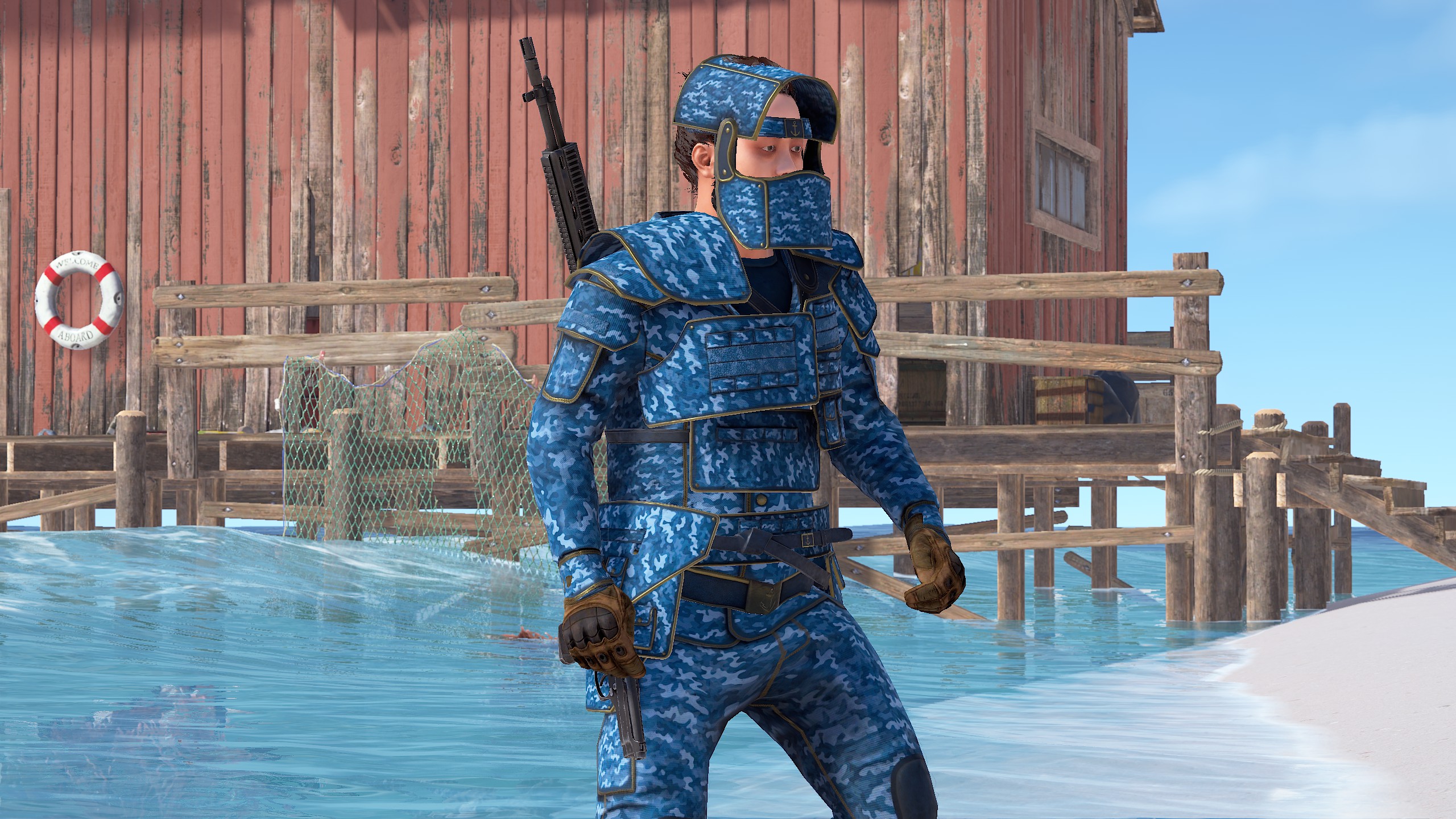 Naval Camo Helmet thumbnail 2