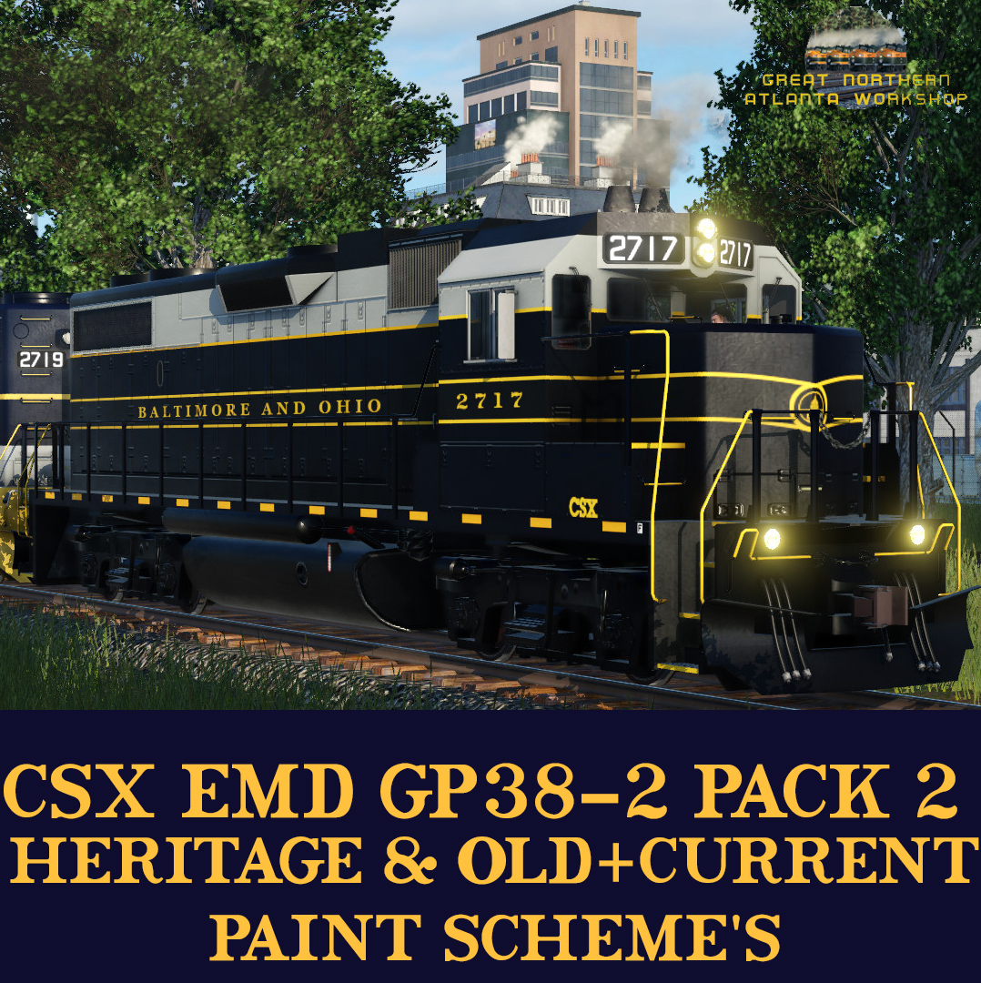 CSX EMD GP38-2 Skin Pack 2