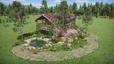 Cozy Rustic Staff Center and Breakroom