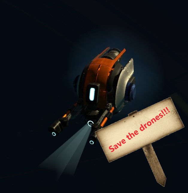 No repair drones in battle