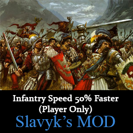 Infantry Speed 50% Faster (Player Only) - CAMPAIGN ONLY