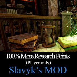 100% More Research Points (Player Only)
