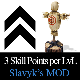 3 Skill Points per Level (modified Mentor skill to work as dump)