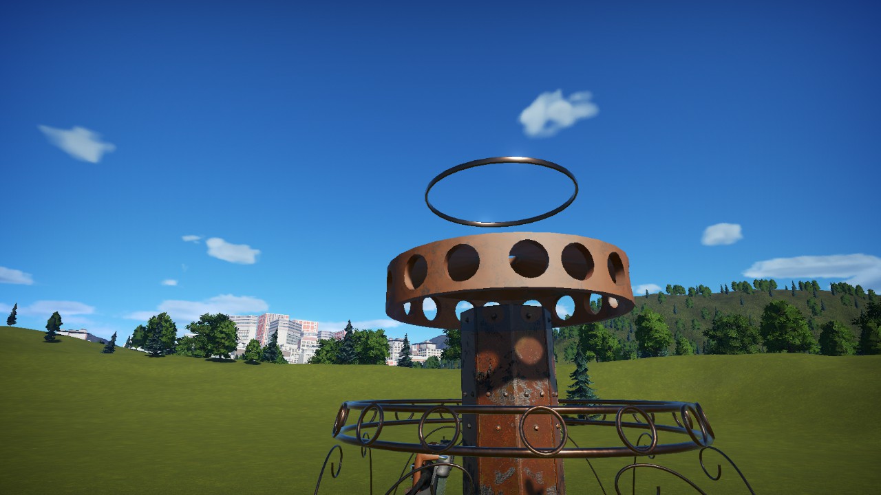 steampunk pull tower copper top piece