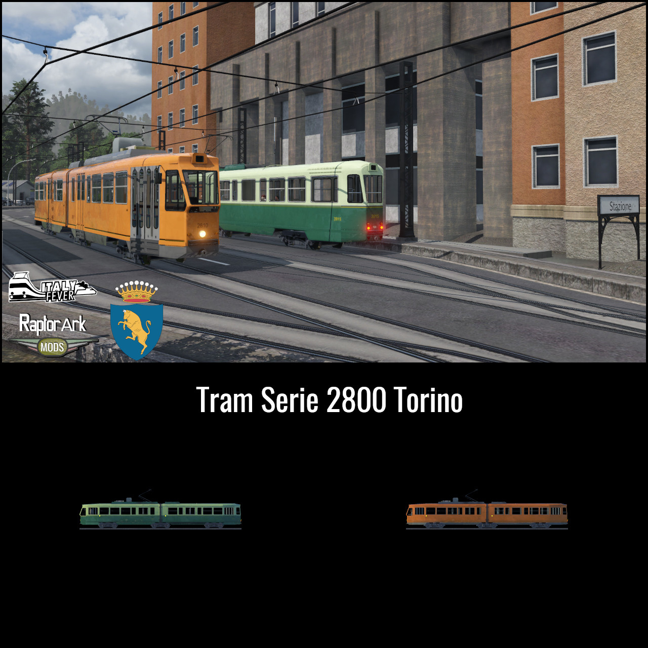 Tram Torino Serie 2800