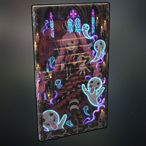 Ghost Queen Metal Door