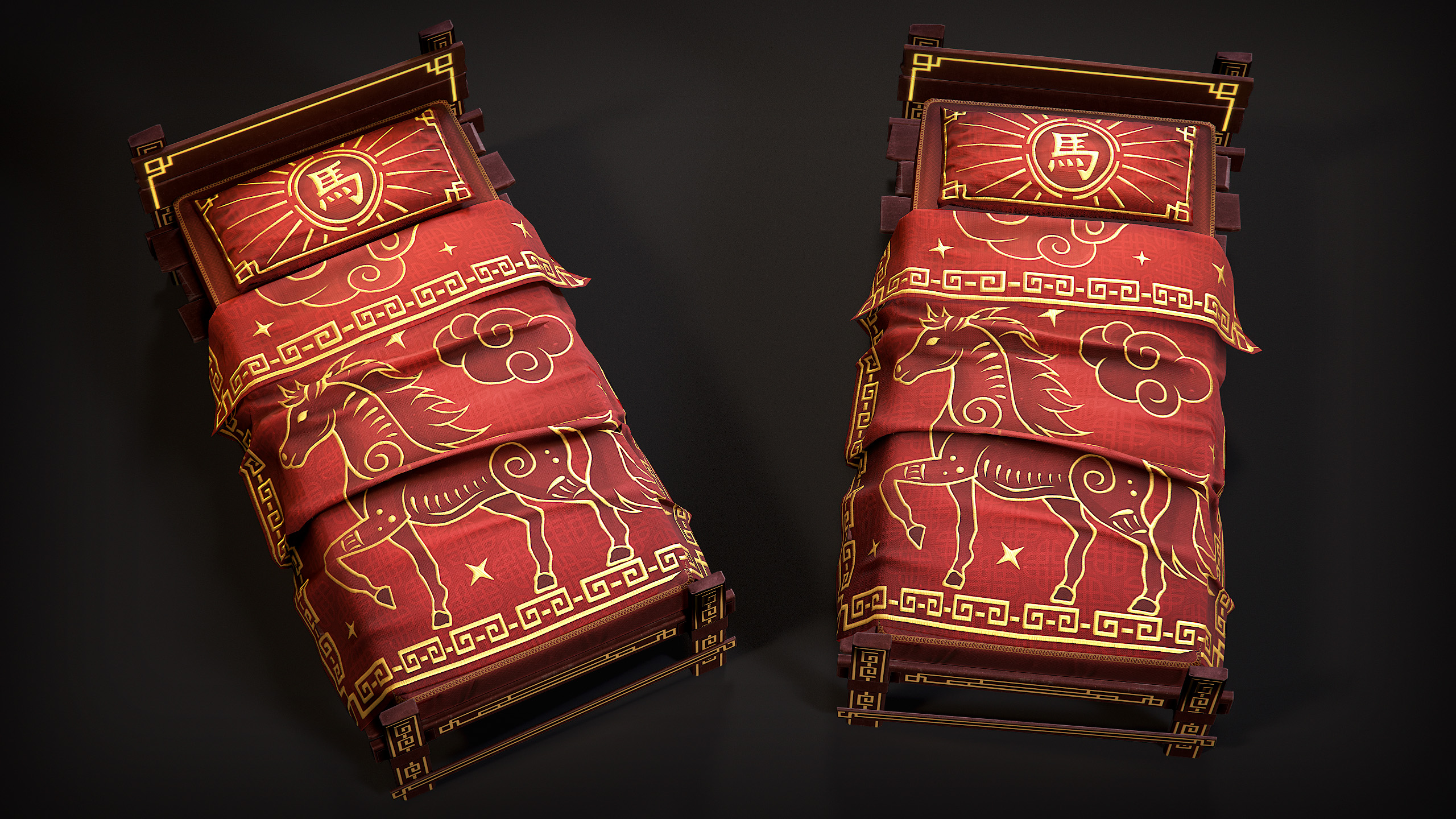 Year of the Horse Bed