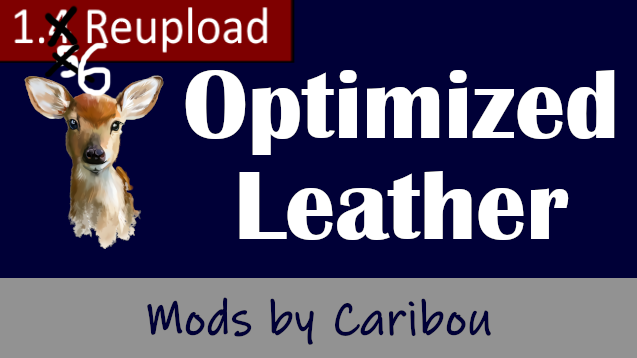 Optimized Leather mod preview for RimWorld