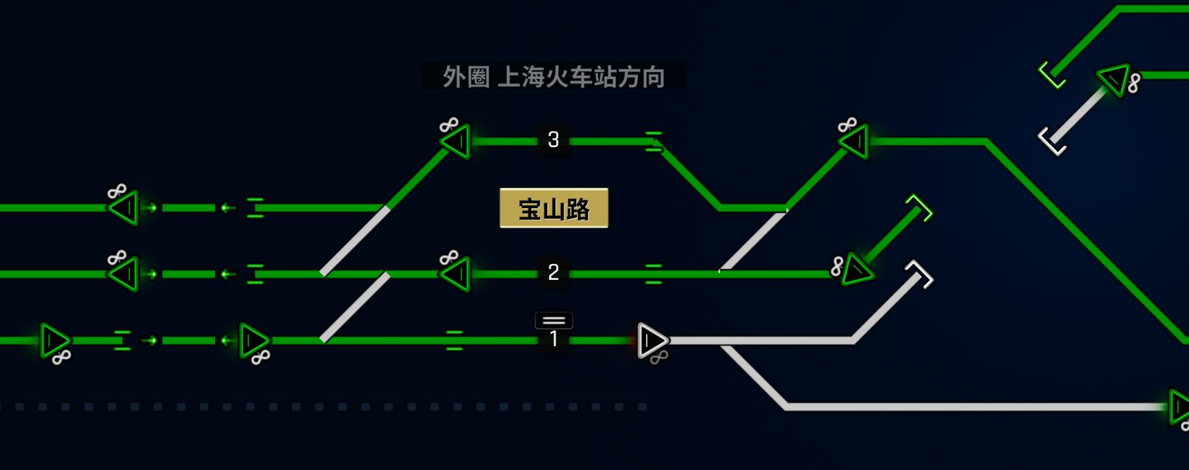 上海地铁3,4号线共线段架空  自动路线v0 6