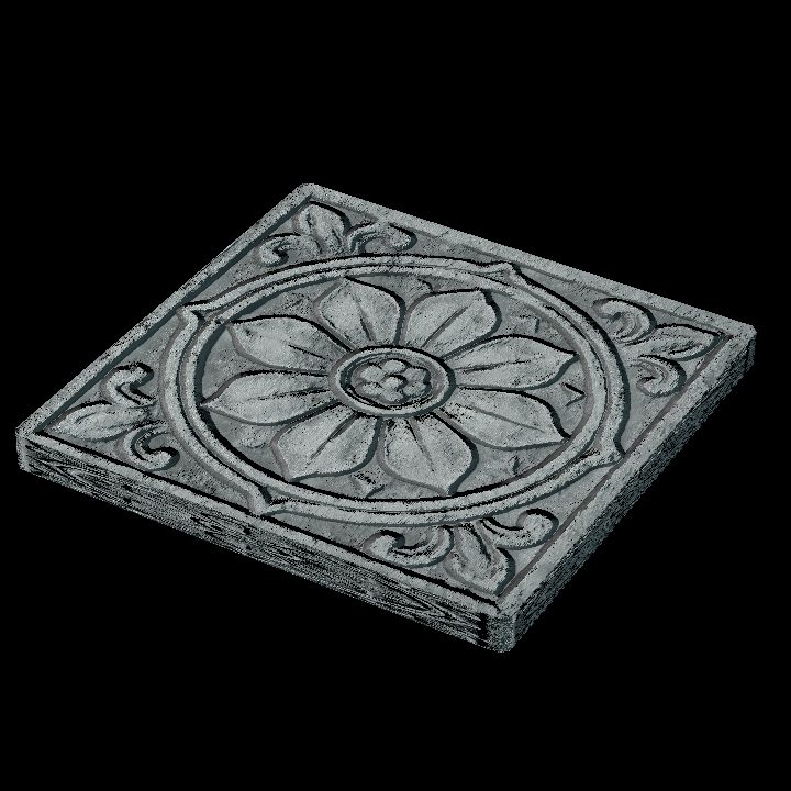 Stepping stone, floral