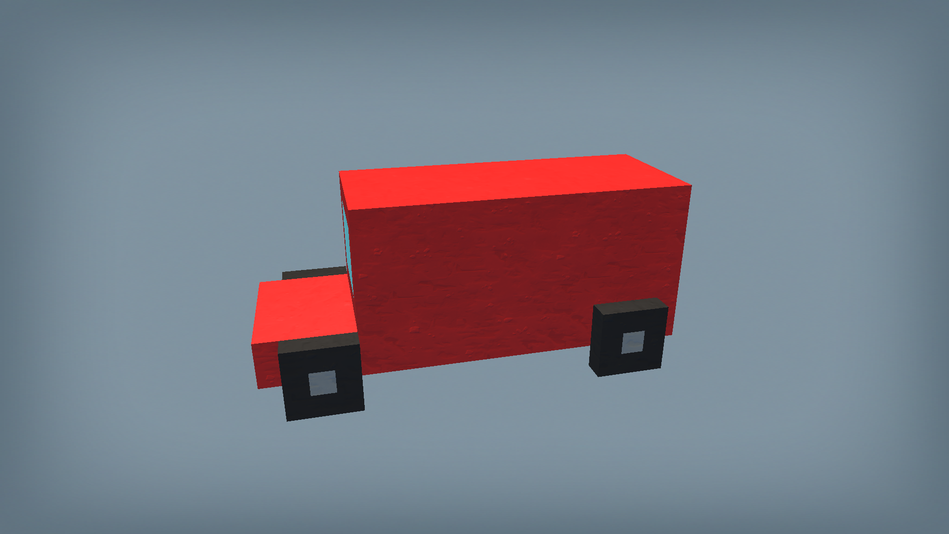 Square wheeled car