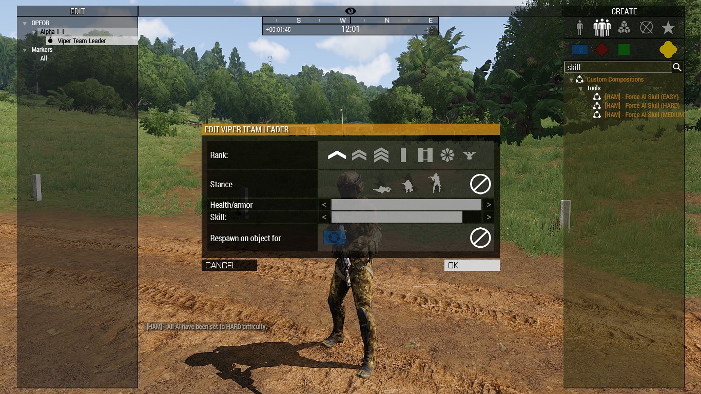 [HAM] - Force AI Skill (HARD)