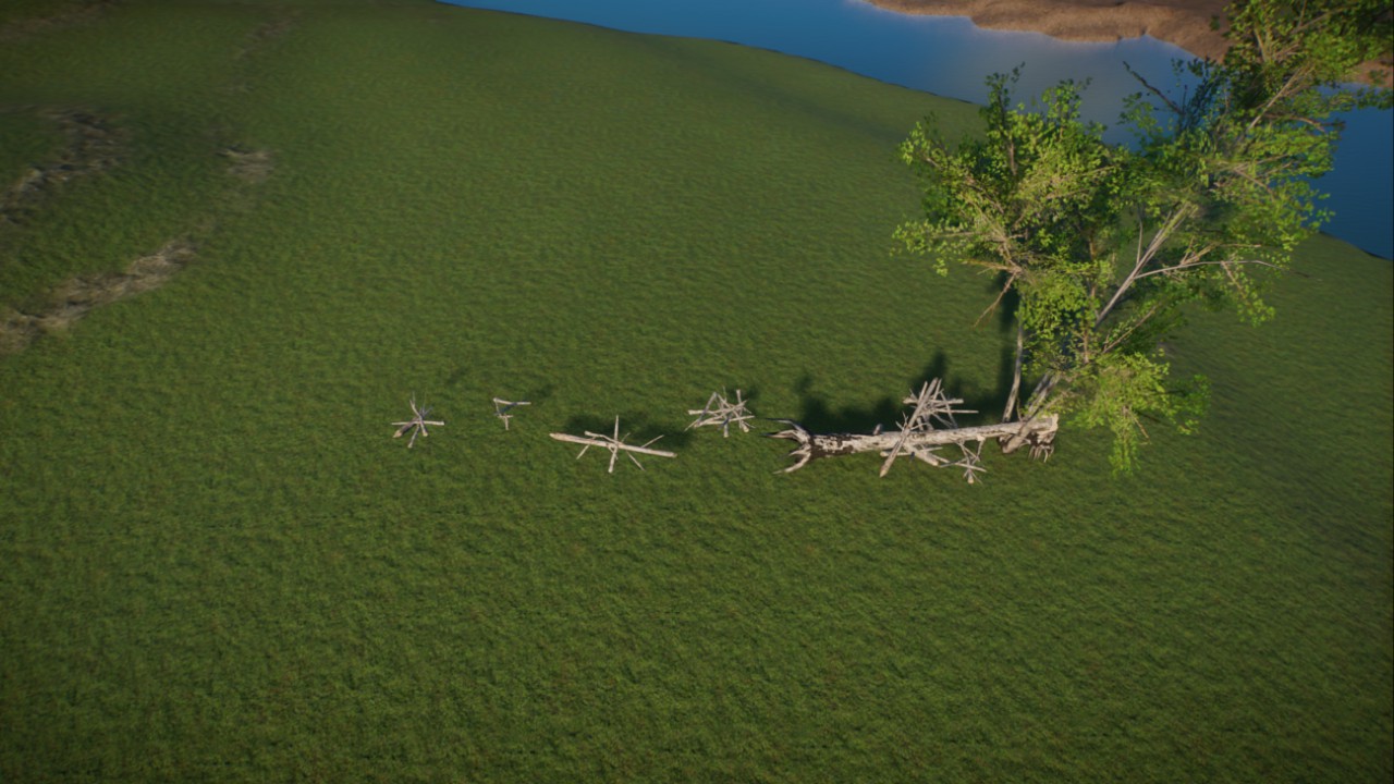 Stick piles