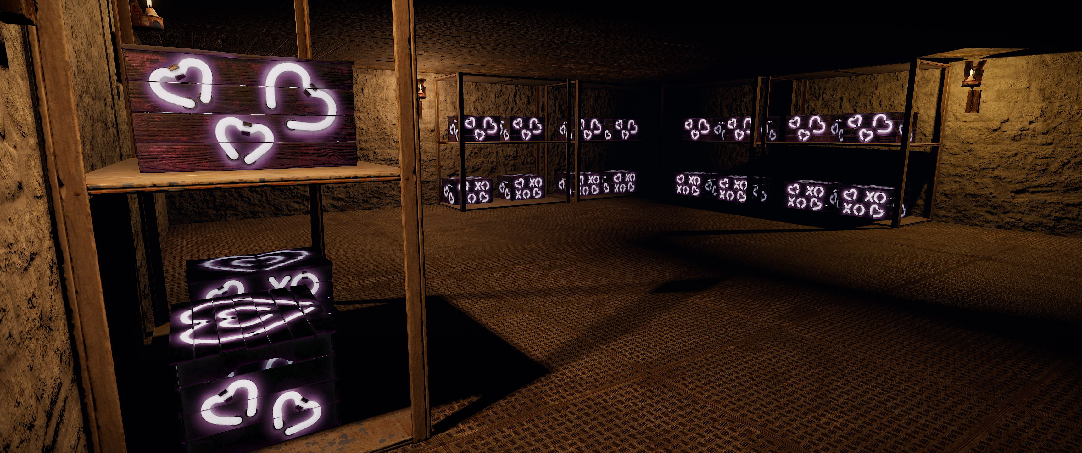 Neon Hearts Box