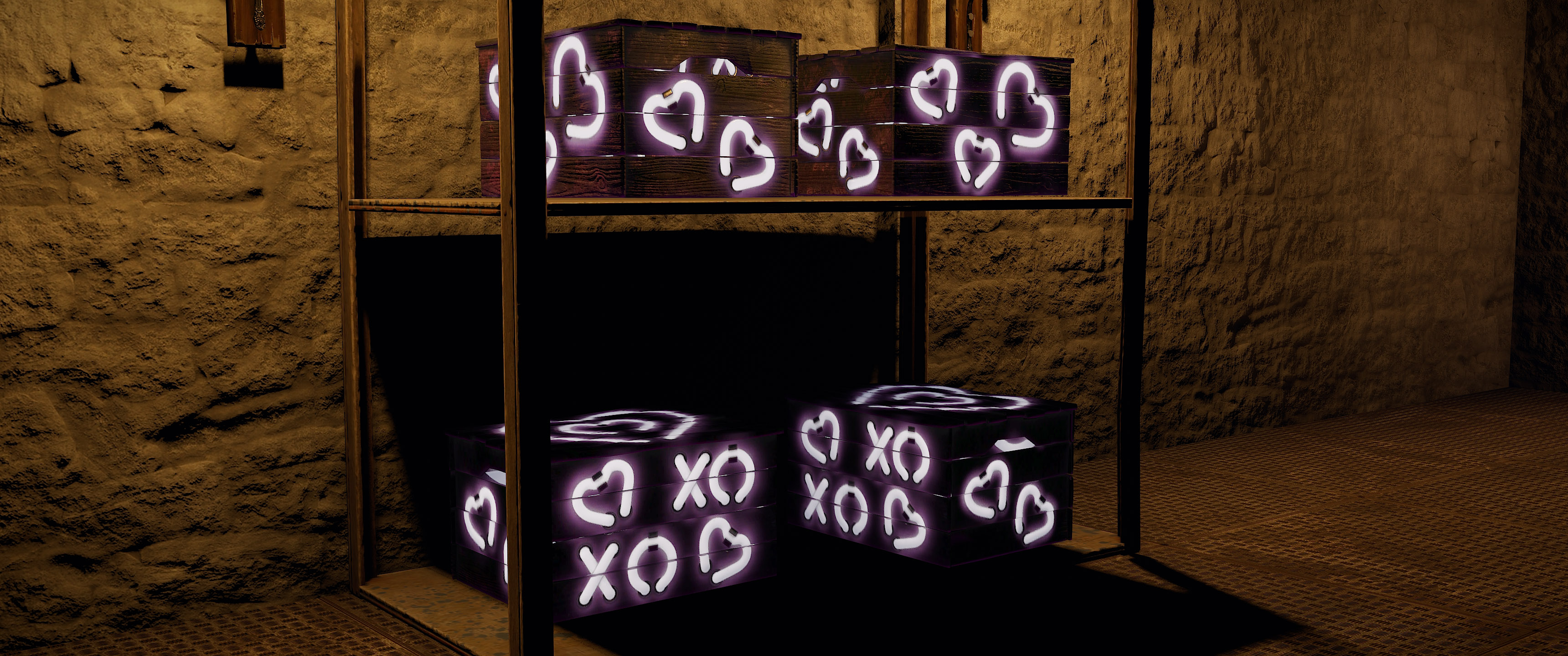 Neon Hearts Box