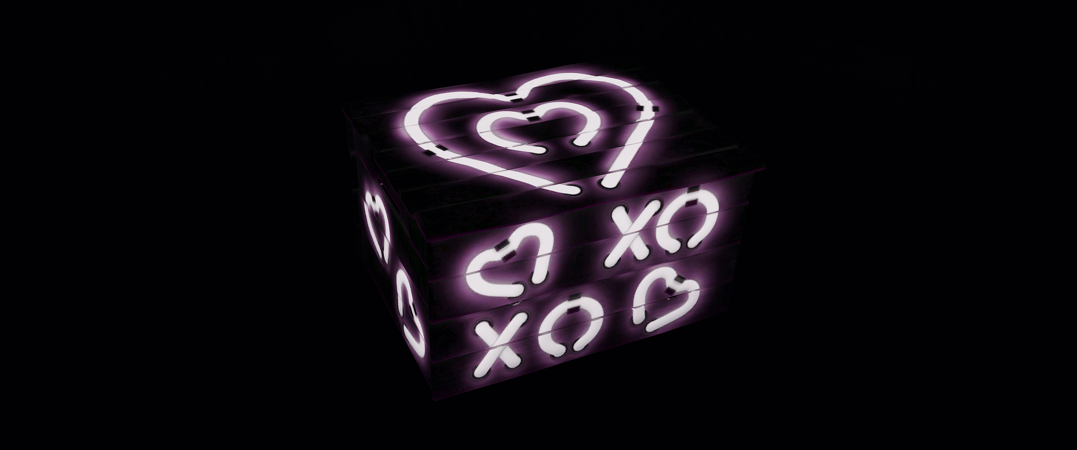 Neon Hearts Box