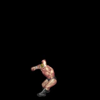 バカチンガーエルボードロップ / Diving Elbowdrop B(Bakachinga Elbow)