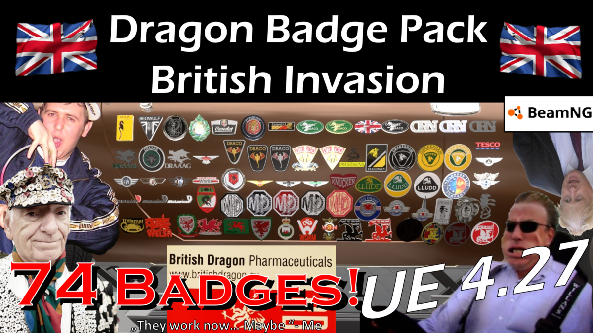 (Remaster) Dragon Badge Pack: British Invasion