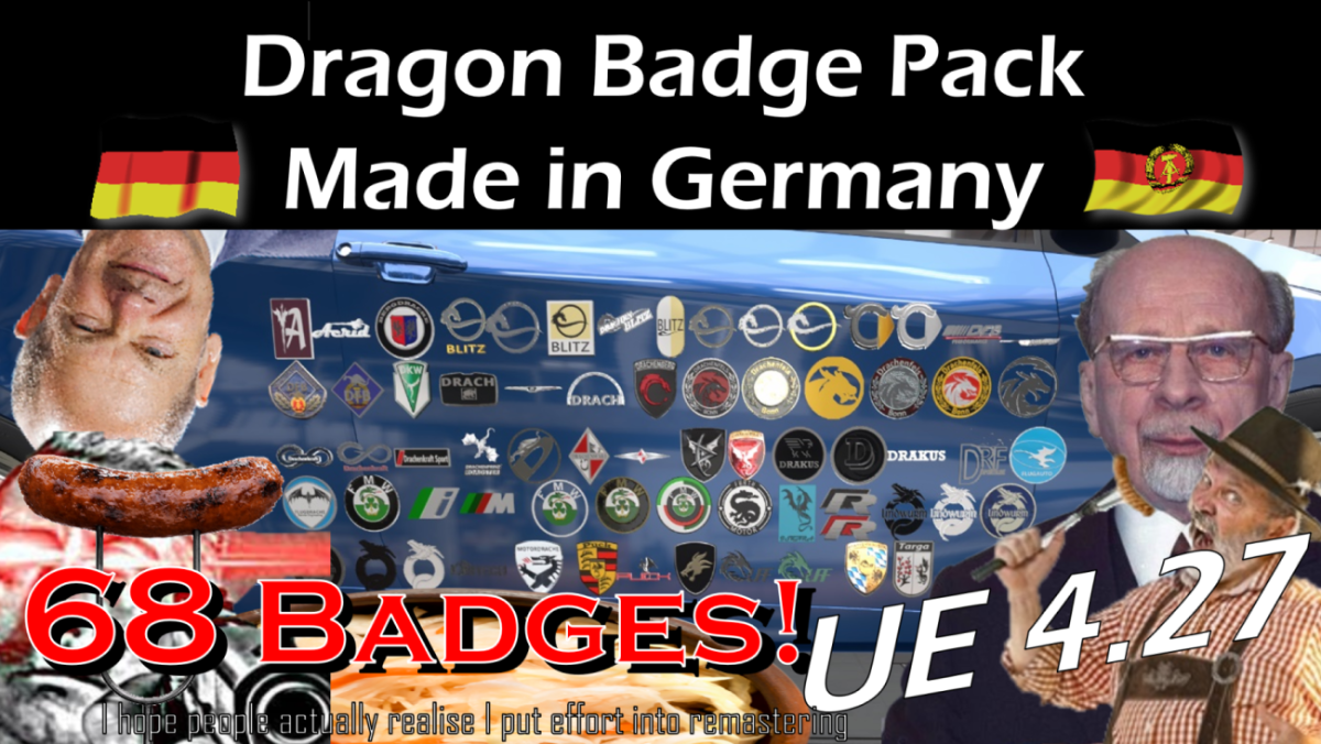 (Remaster) Dragon Badge Pack: Made in Germany