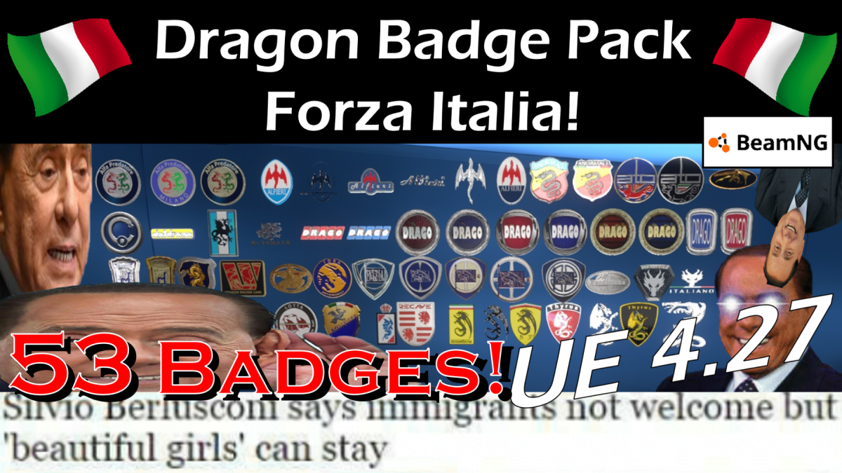 Dragon Badge Pack: Forza Italia!