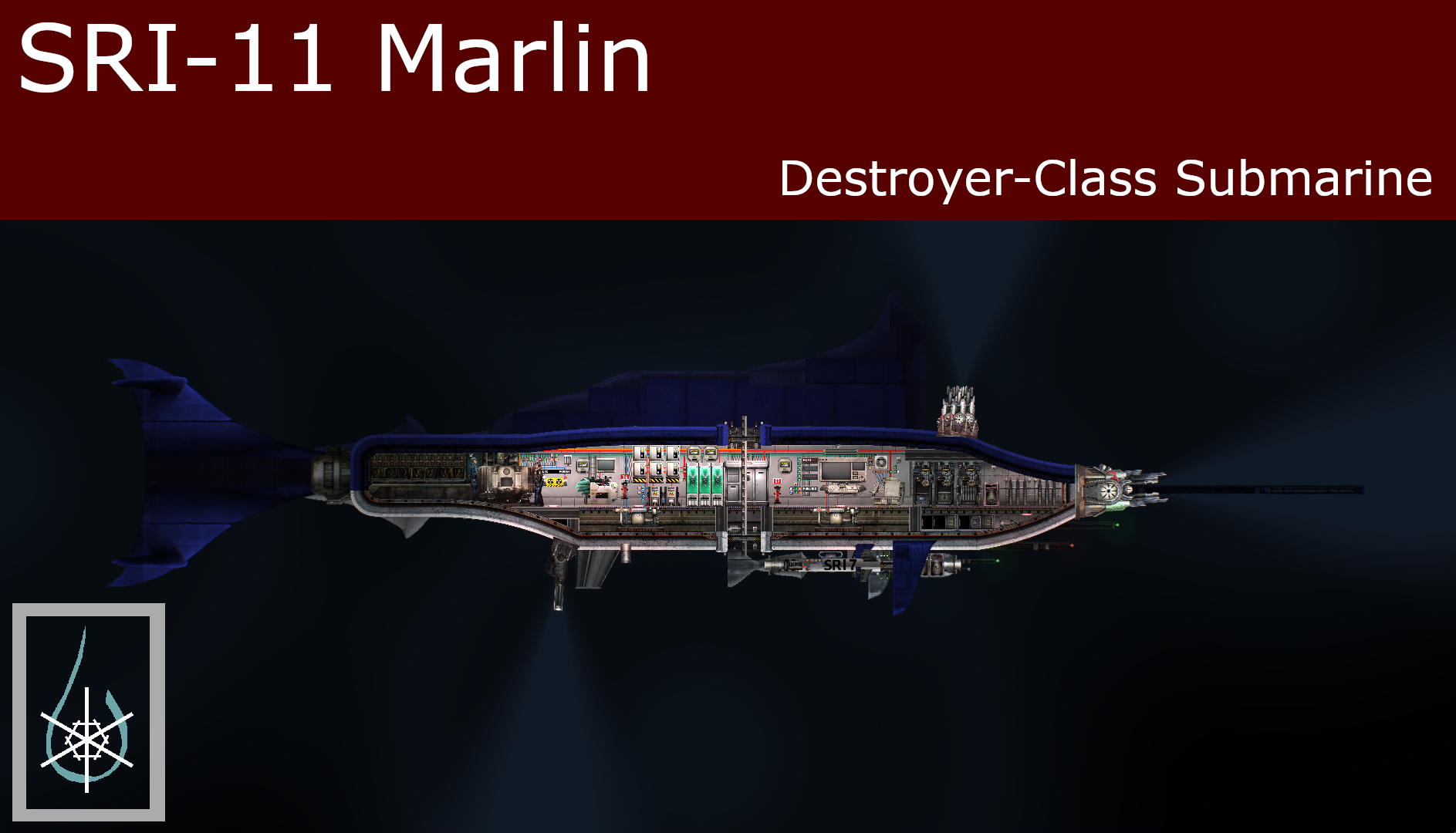 SRI-11 Marlin Destroyer Submarine – Barotrauma Mod