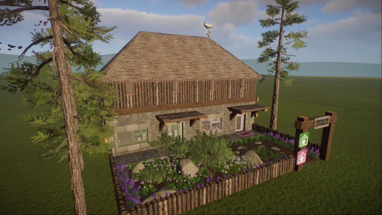 Taiga staff center + keeper hut (large) version 1