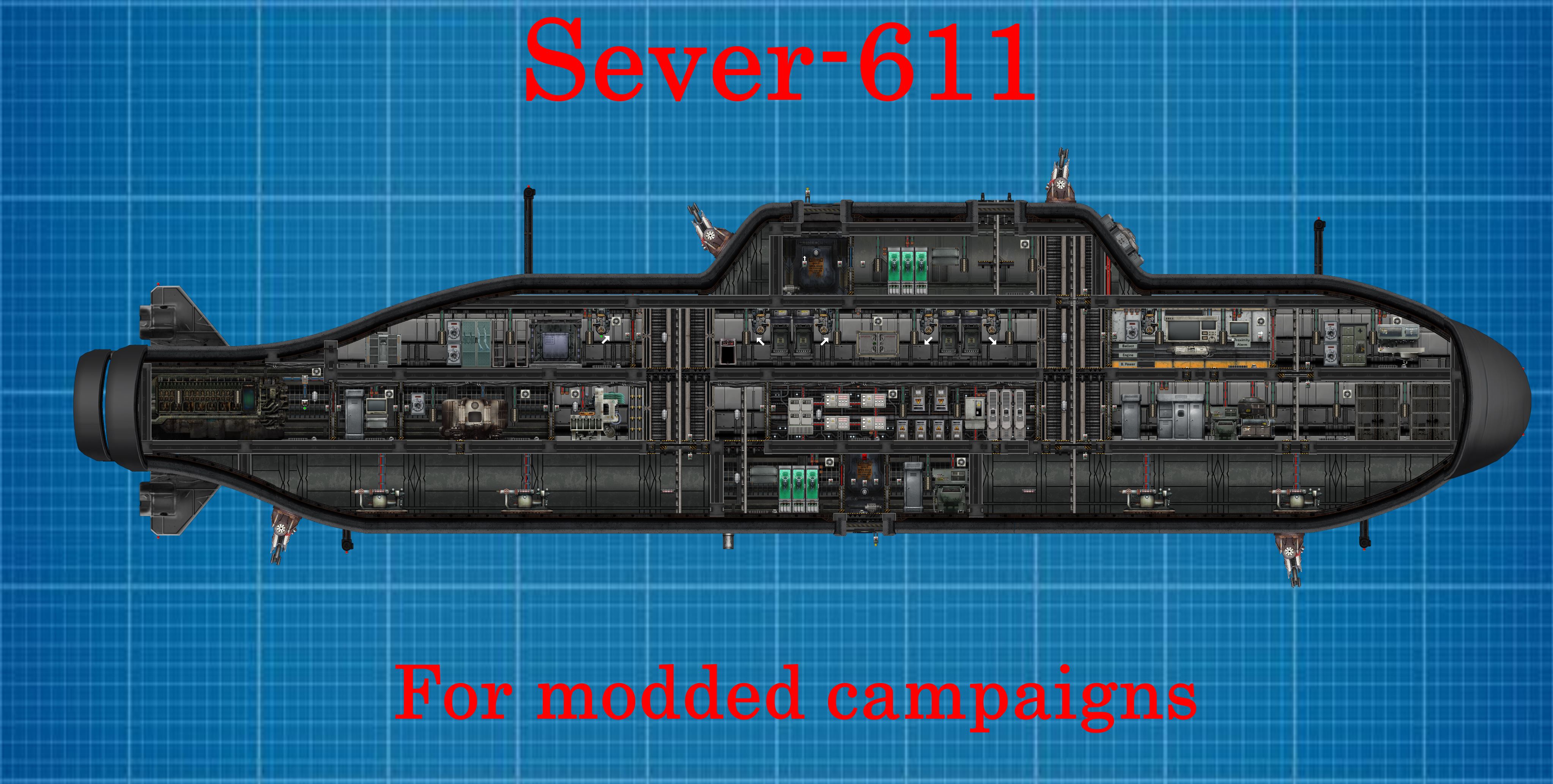 Sever-611 [EK] – Barotrauma Mod