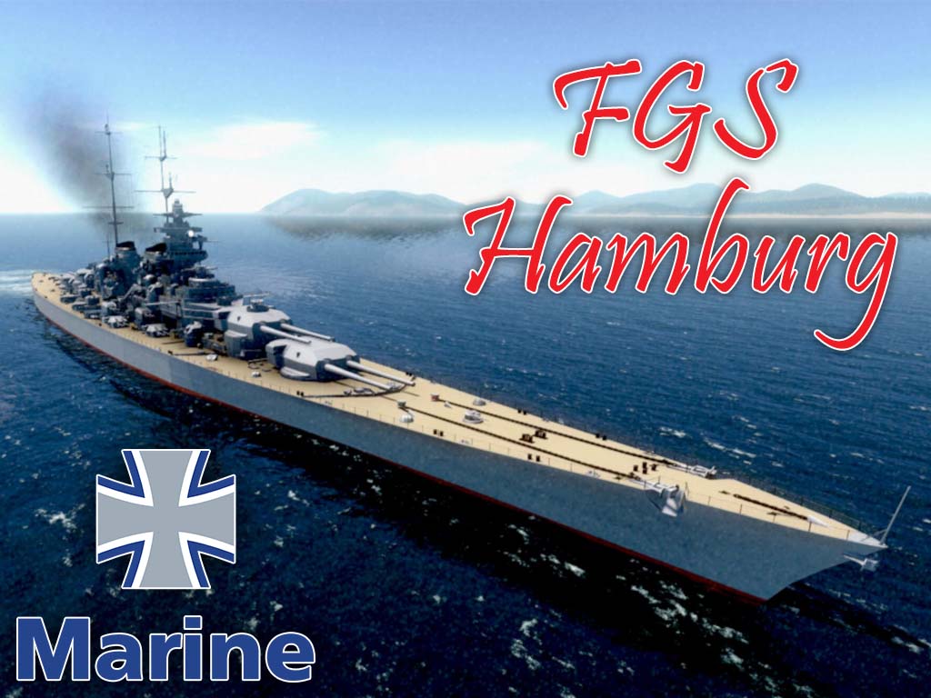 Federal German Ship Hamburg 西德超级战列舰“汉堡”号