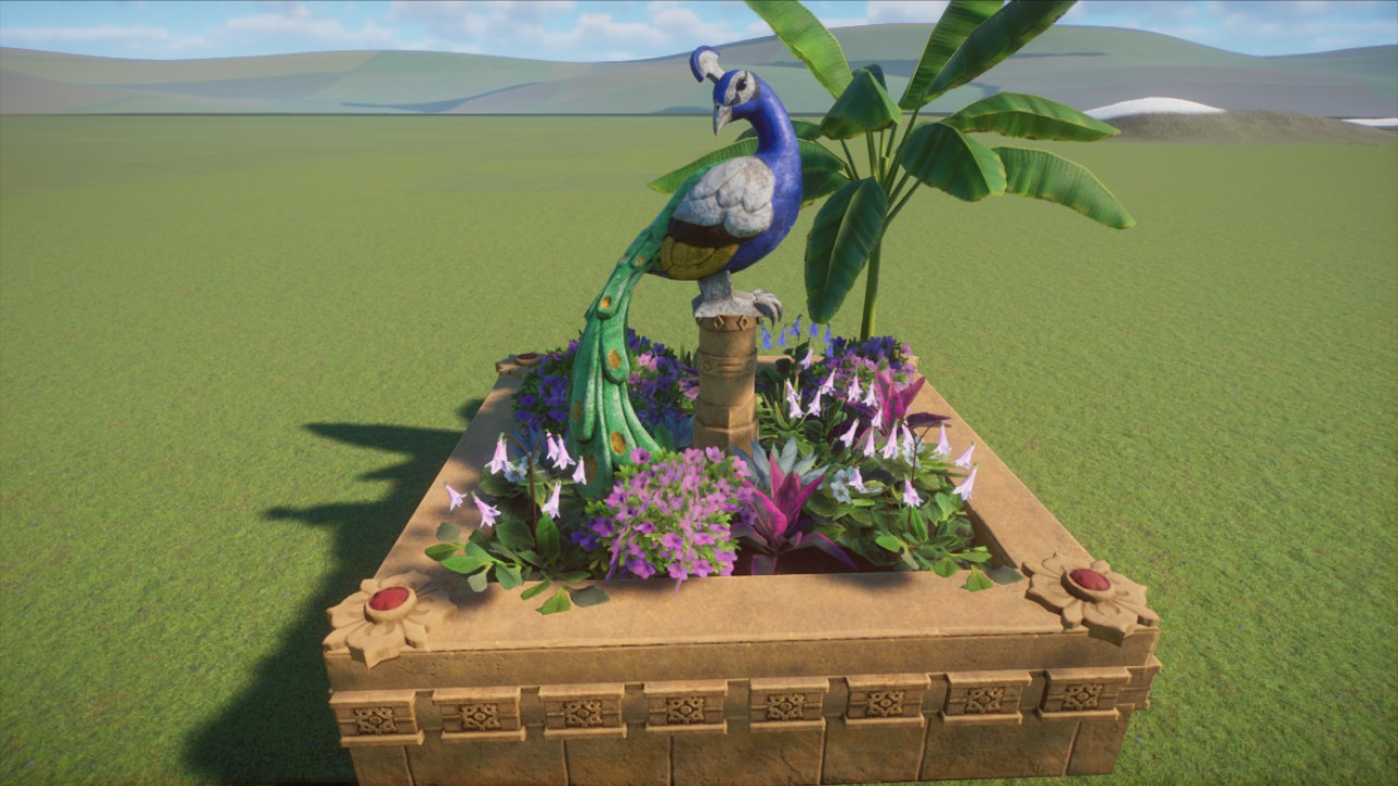 India Inspired Peacock Planter