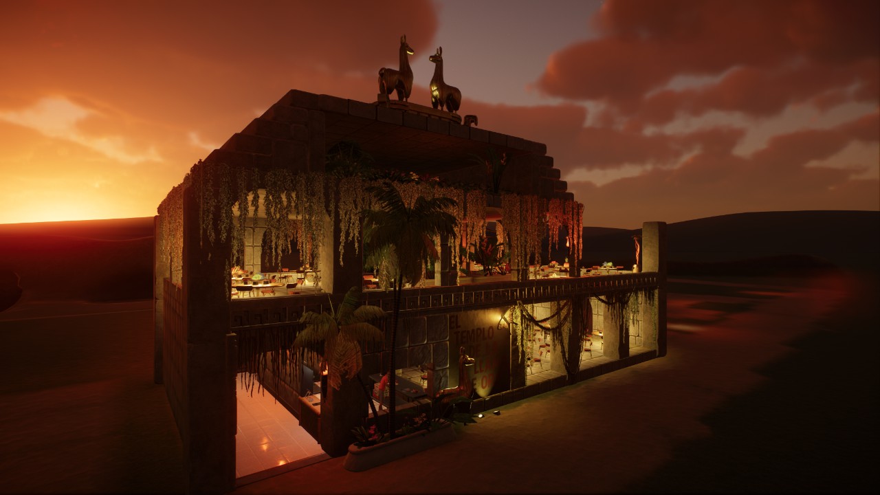 Restaurant: Golden Llama Temple
