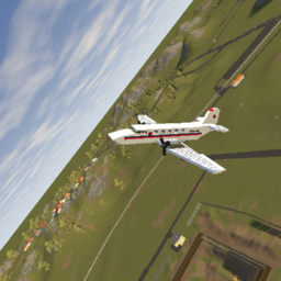Beechcraft Model 99 (somewhat softbody, gearless) Blanc livery